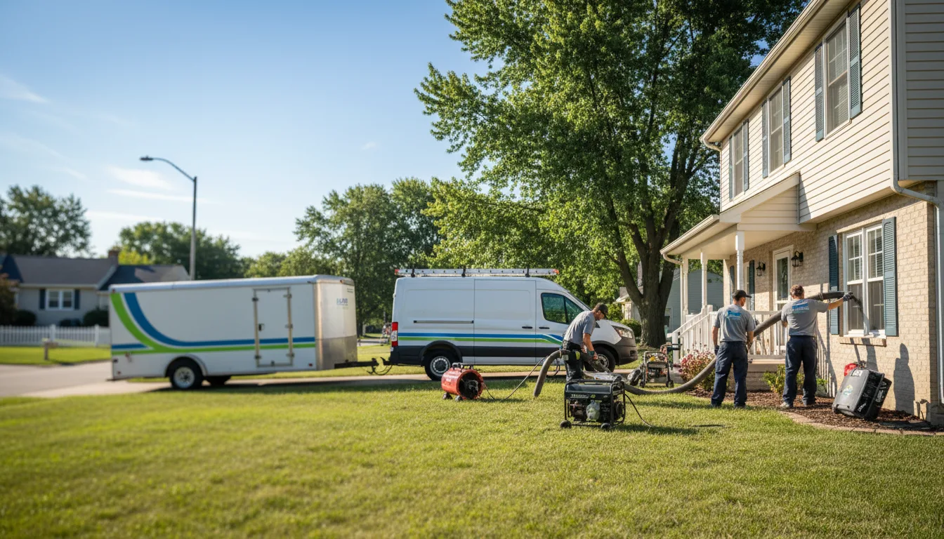 Flooded Basement Restoration And Cleanup With Repair in Hewitt, MN near me